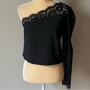 NWOT Express one lace sleeved top